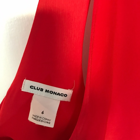 Club Monaco Dreya T-Back Dress in Red - Picture 4 of 5